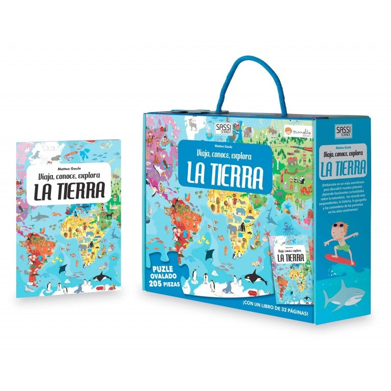 La Tierra - Viaja, conoce y explora. Rompecabeza + libro La Tierra - Viaja, conoce y explora. Rompecabeza + libro